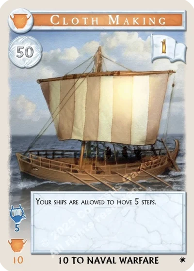 cloth making card
