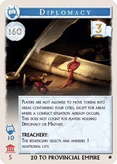 diplomacy card