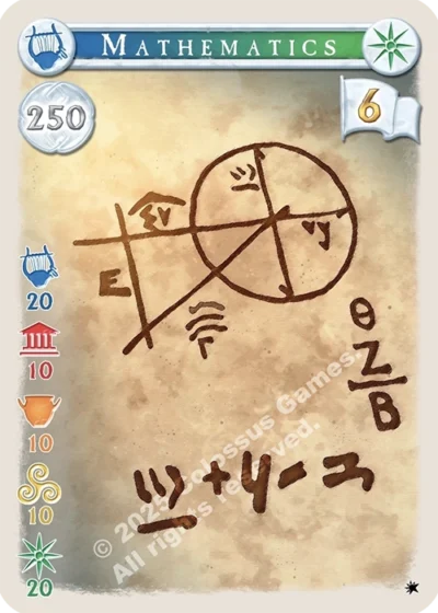 mathematics card