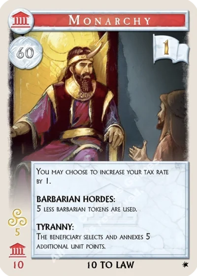monarchy card