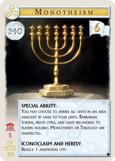 monotheism card