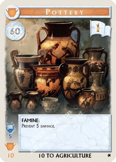 pottery card
