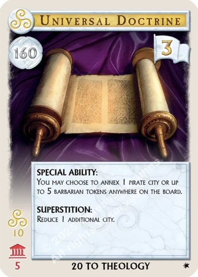 universal doctrine card